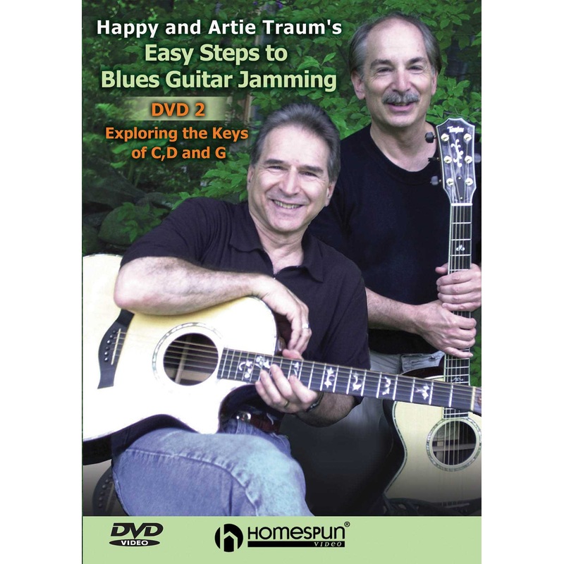DVD – Happy and Artie Traum’s Easy Steps to Blues Guitar Jamming: Vol. 2