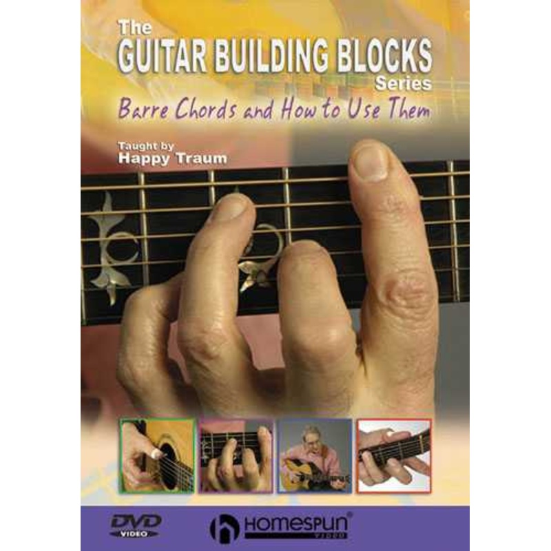 DVD – Happy Traum’s Guitar Building Blocks: Vol. 1 – Barre Chords and How to Use Them