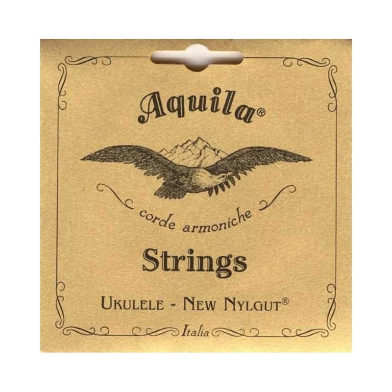 AQUILA 4U NEW NYLGUT SOPRANO UKULELE STRING SET, REGULAR TUNING