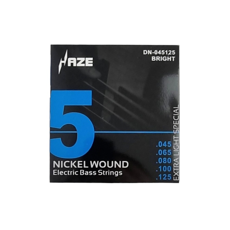 Haze DN0455 Bass Guitar String (Extra Light)  5 Strings 0.045-0.125