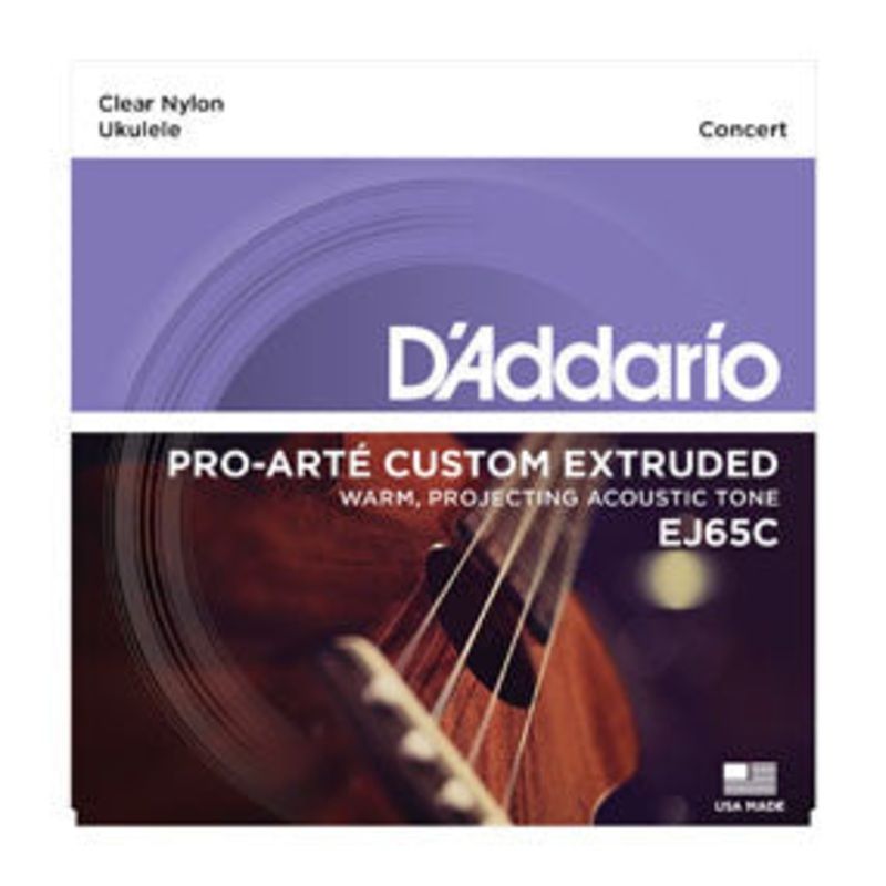D’Addario EJ65C Pro-Art Custom Extruded Ukulele, Concert