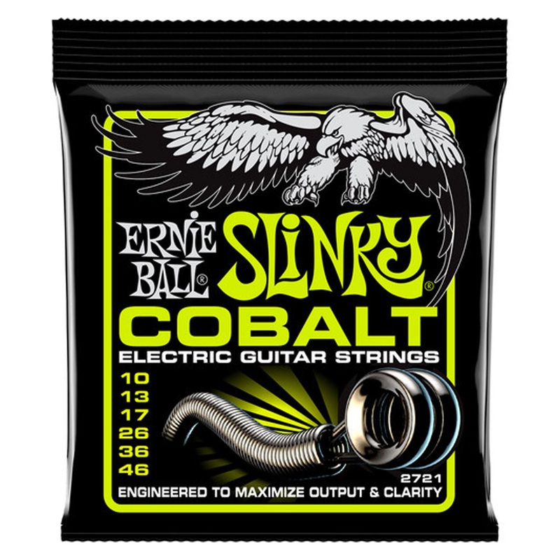Ernie Ball Cobalt Regular Slinky Electric Guitar Strings (10-46)