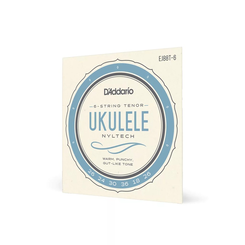 D’Addario Tenor, 6-String Ukulele String Set
