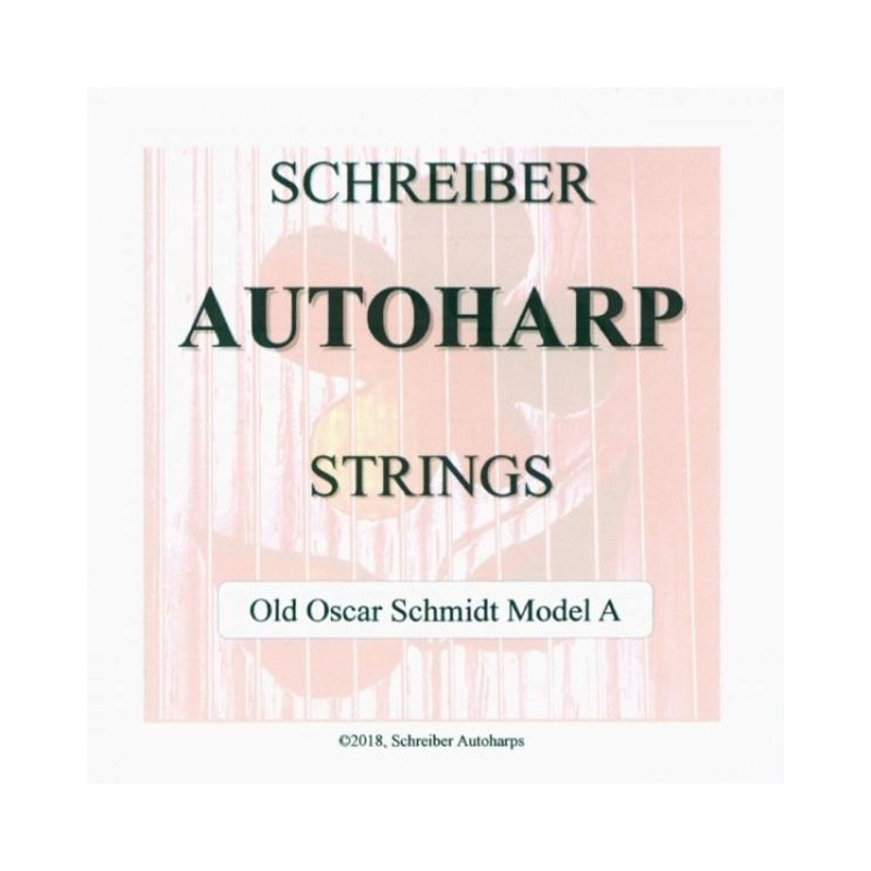 Schreiber Old Oscar Schmidt Model A Autoharp String Set