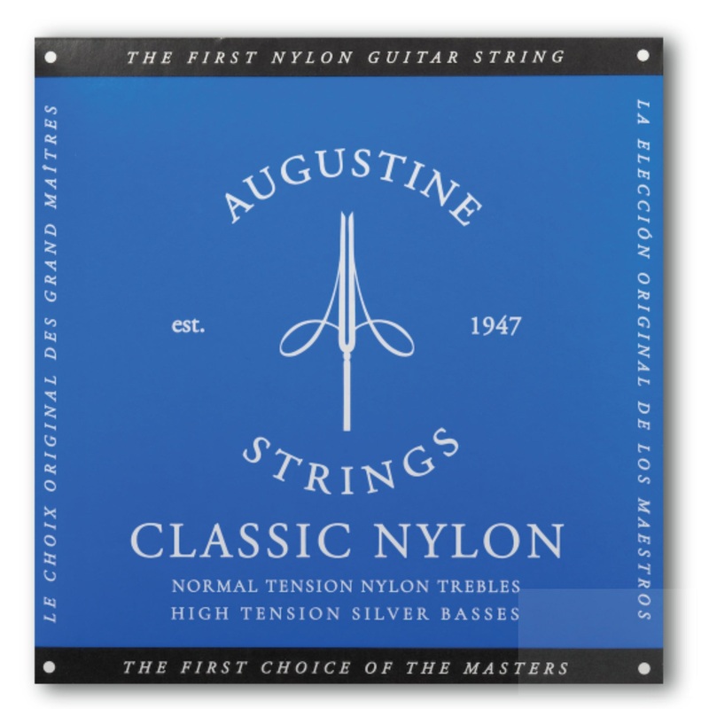 Augustine Classic Blue High Tension Nylon Guitar Strings