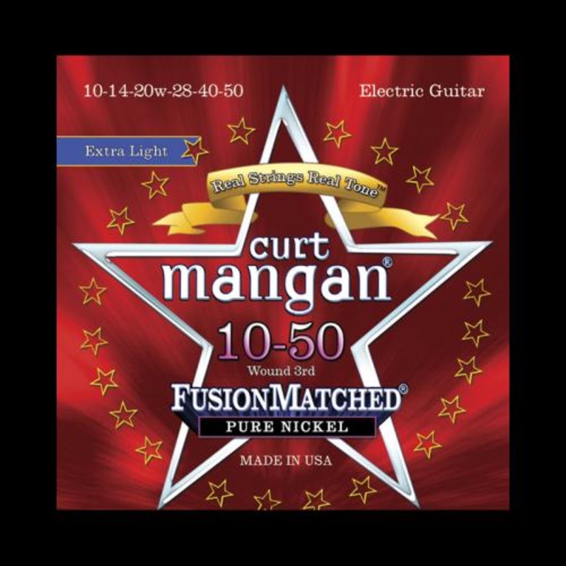 Curt Mangan Fusion Matched Pure Nickel Electric Strings (10-50)