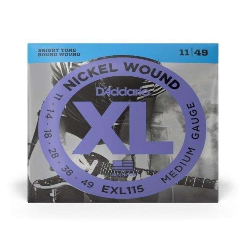 D’Addario Guitar Strings – XL Nickel Electric Guitar Strings – EXL115