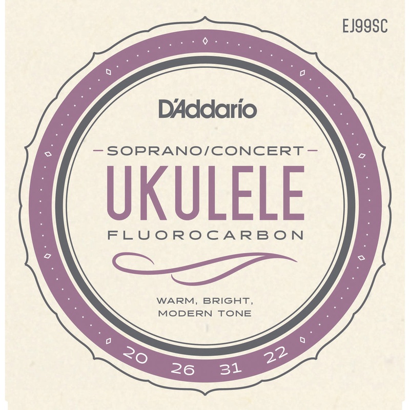 D’Addario EJ99SC FluoroCarbon Ukulele Soprano/Concert