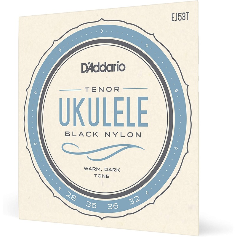 D’Addario EJ53T Pro Art Rectified Tenor Ukulele Strings, Black Nylon