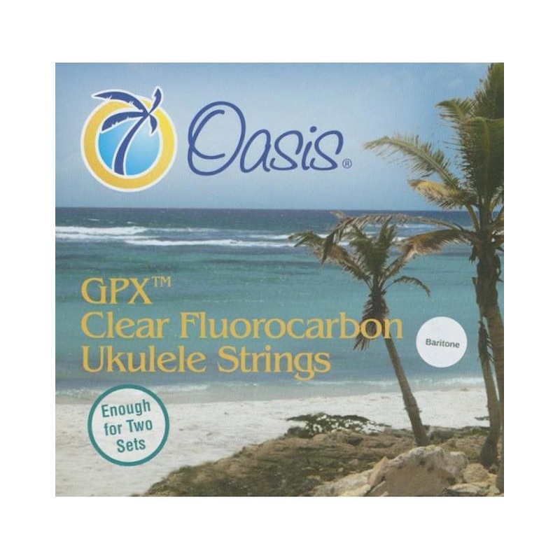 Oasis UKE-8200B Baritone Ukulele String Set, All Plain Fluorocarbon