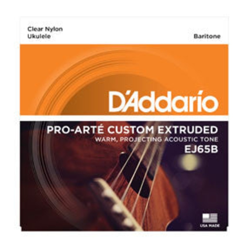 D’Addario EJ65B Pro-Art Custom Extruded Ukulele, Baritone