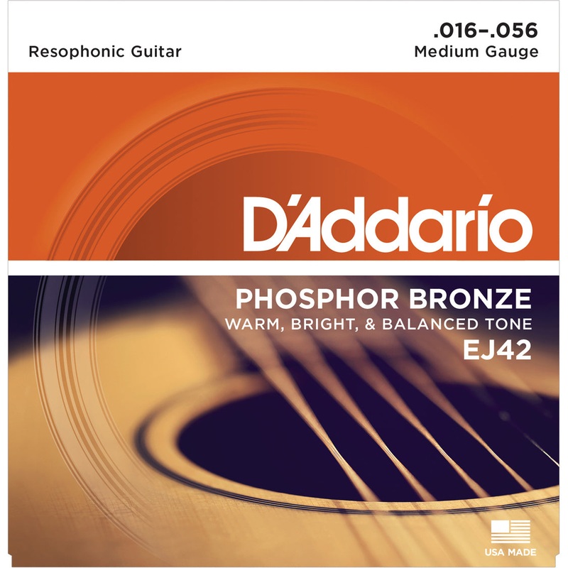D’Addario EJ42 Resophonic Guitar Strings 16-56