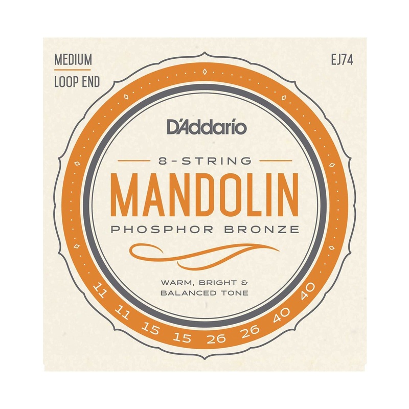 D’Addario EJ74 Phosphor Bronze Medium Gauge Mandolin Strings