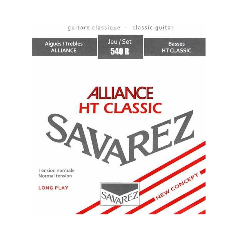 Savarez 540R Alliance Classical Guitar Strings, Normal Tension