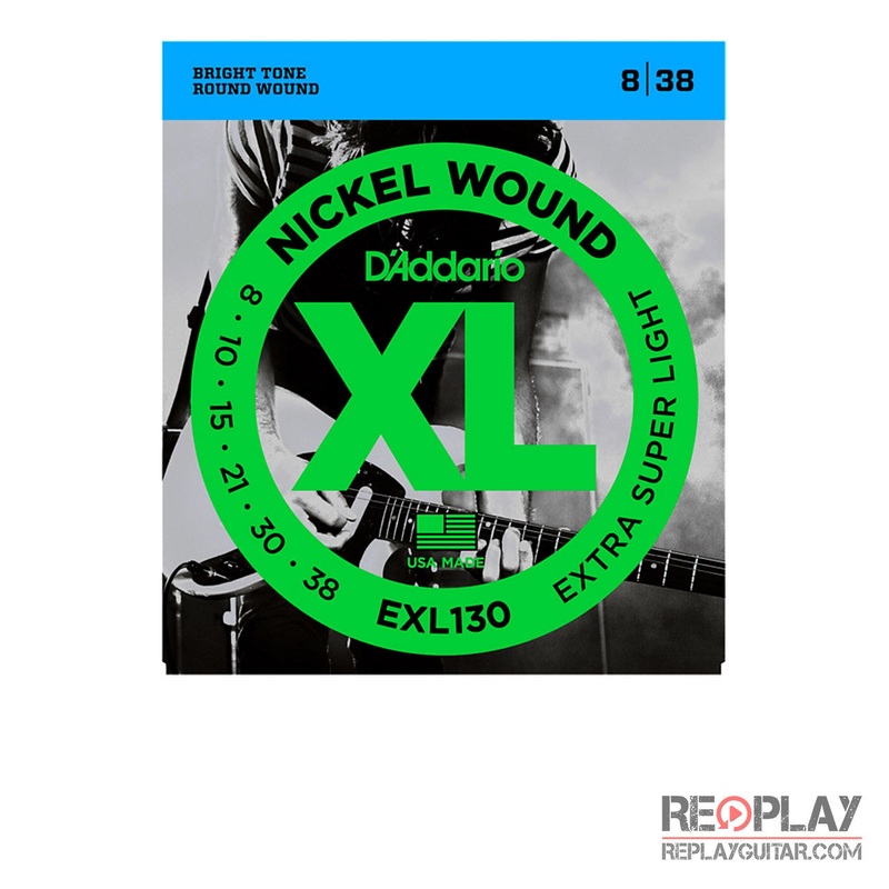 D’Addario EXL130 Nickel Wound, Extra-Super Light, 8-38