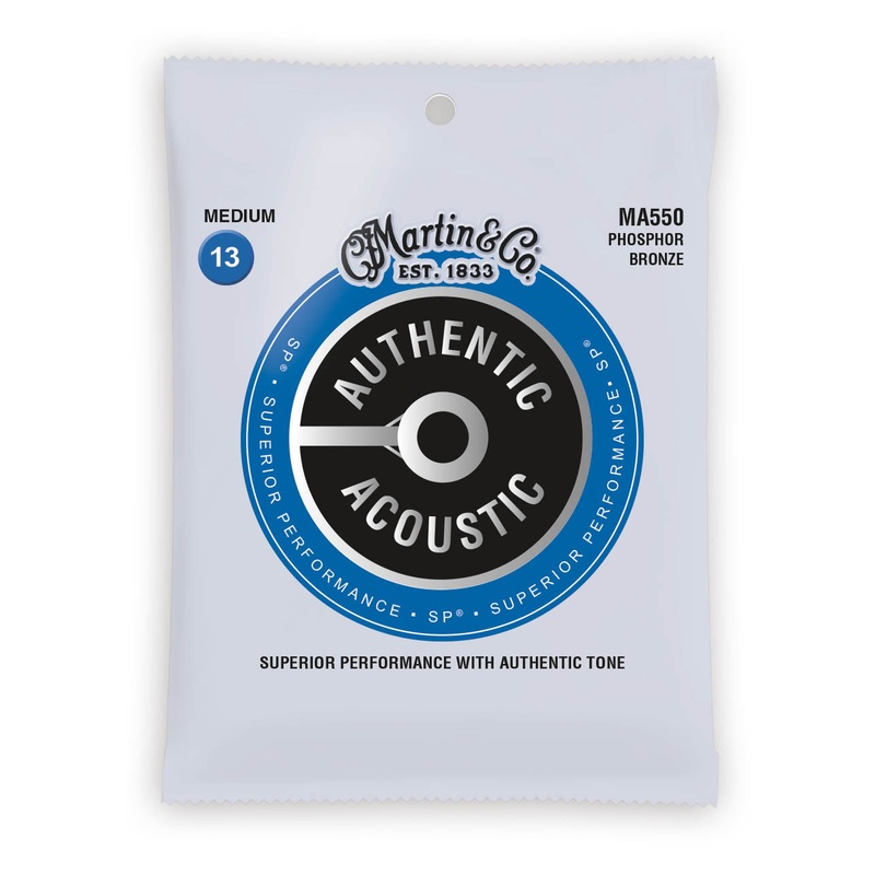 Martin Authentic Acoustic Strings Phosphor Bronze Medium 13-56 MA550
