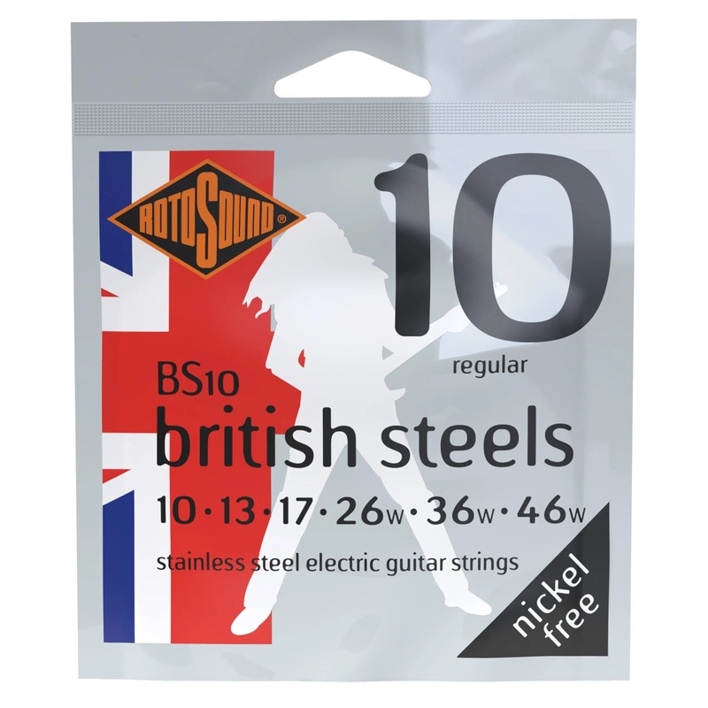 Rotosound BS10 British Steel Electric Guitar Strings (10-46)