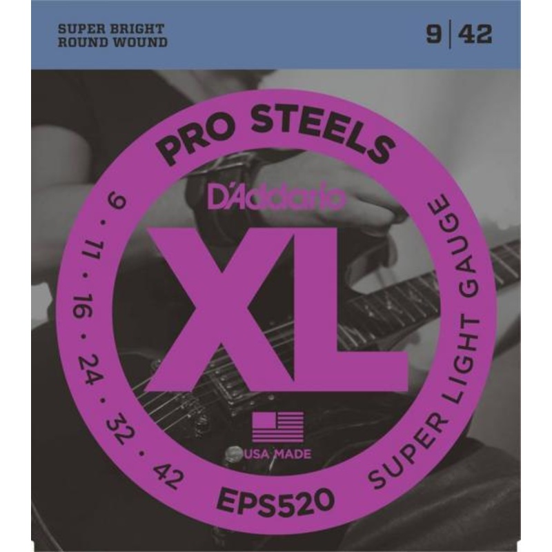 D’Addario ProSteels Electric Strings (Super Light 9-42)