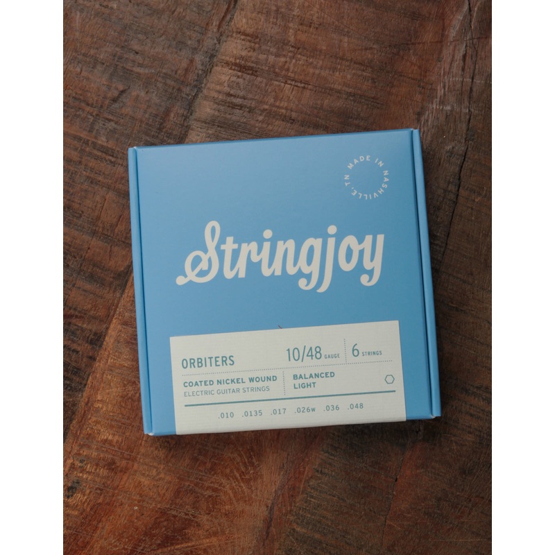 Stringjoy Orbiters Light Gauge (10-48) Coated Nickel Wound Electric Guitar Strings