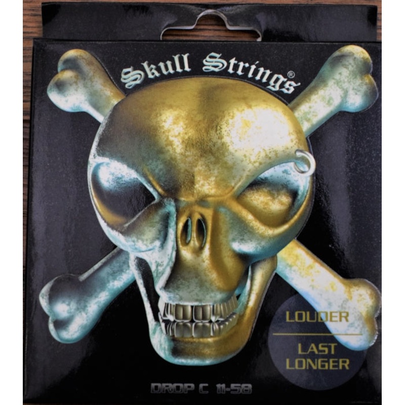 Skull Strings Drop Line C Stainless Steel Medium 11-58 Set