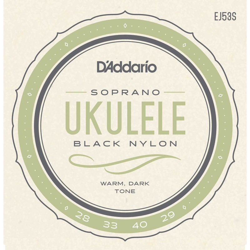 D’Addario EJ53S Pro-Arte Rectified Black Nylon Soprano Ukulele Strings