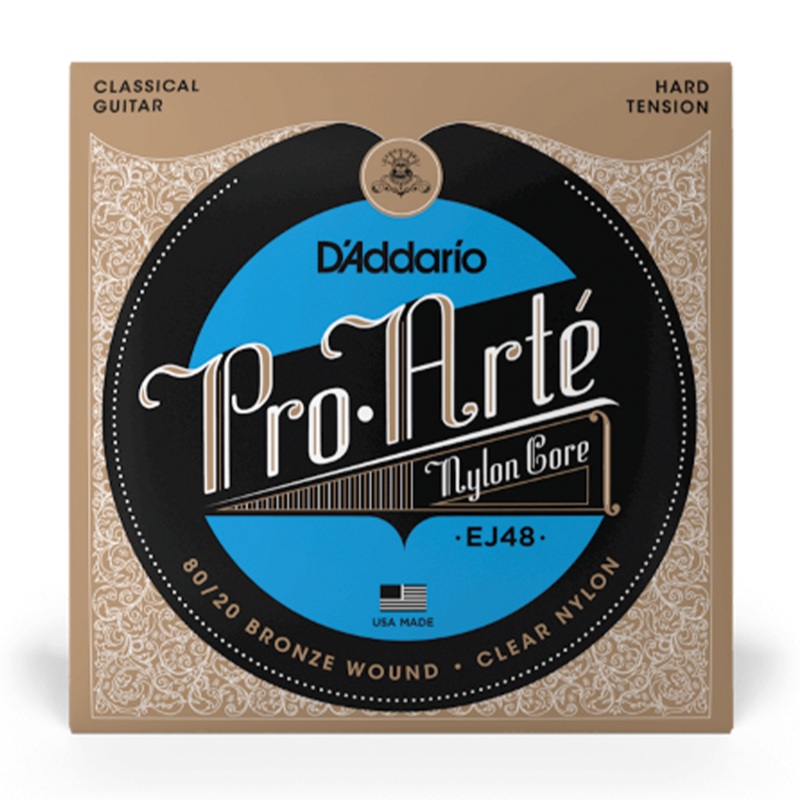 D’Addario EJ48 Pro-Art Nylon Classical Guitar Strings – Hard Tension