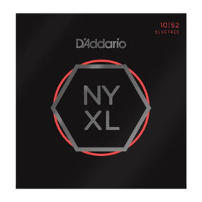 D’Addario NYXL1052 Nickel Wound Electric Guitar Strings, Light Top / Heavy Bottom, 10-52