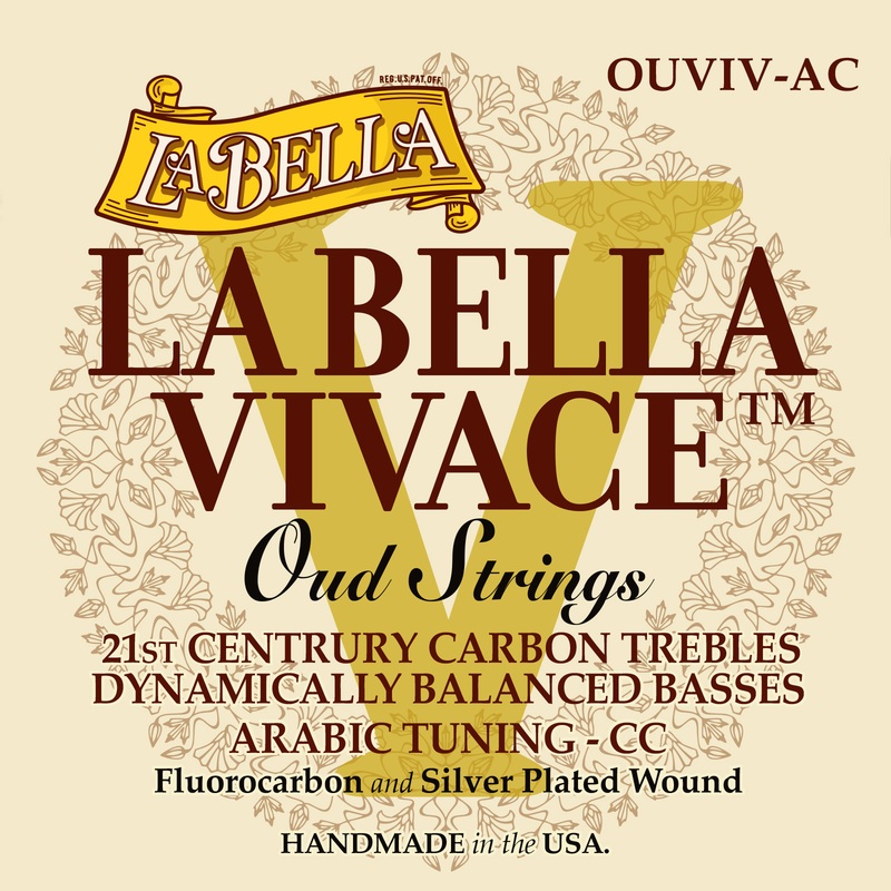 OUVIV-AC La Bella Vivace Oud Strings, Arabic CC Tuning –