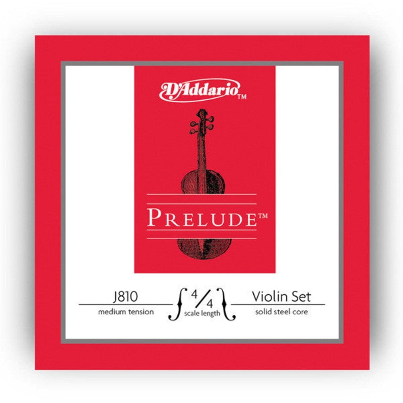 D’Addario J810 Prelude Violin String Set Medium 1/2