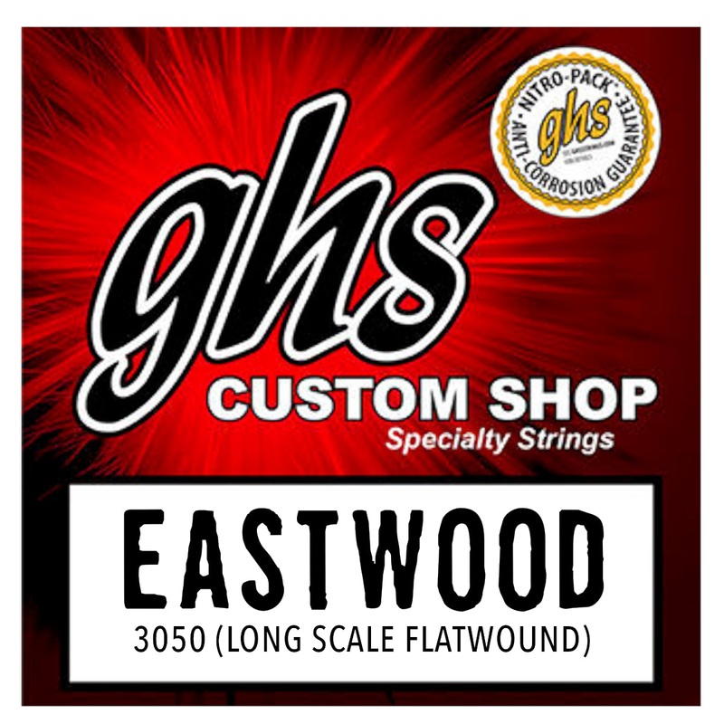 Eastwood/GHS Custom Strings – Bass (Flatwound) 3050 Long Scale Bass Flatwound