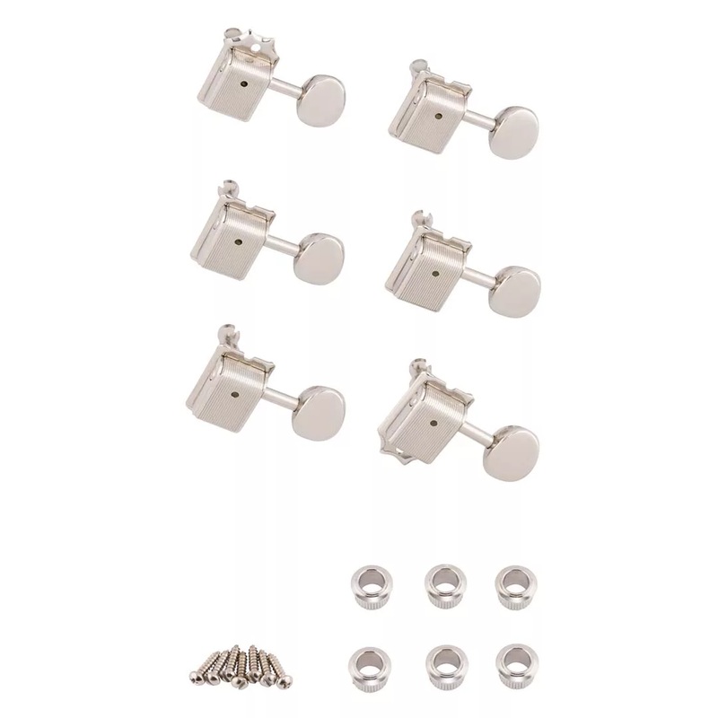 Fender American Vintage Guitar Tuning Machines, Nickel (6)